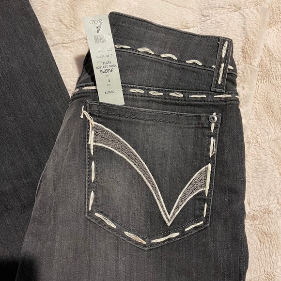 NWT   CACHE Contour Collection grey jeans - Picture 3 of 6
